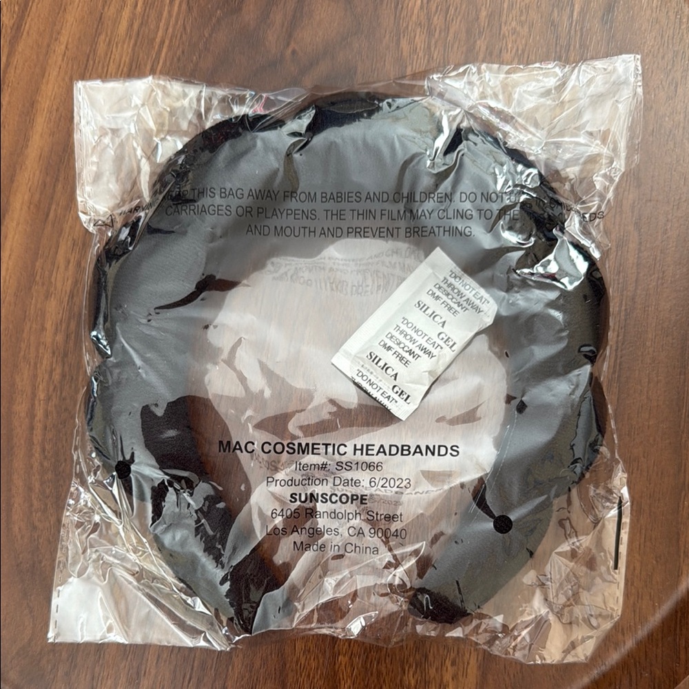MAC Black Cosmetic Headbands